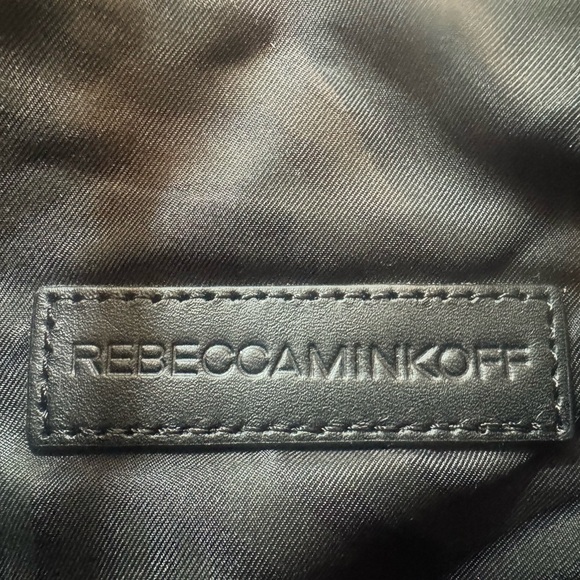 Rebecca Minkoff Black Leather Label - Picture 3 of 3